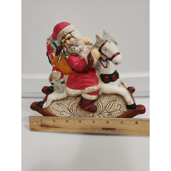 Musical Santa on a rocking horse - Picture 6 of 7